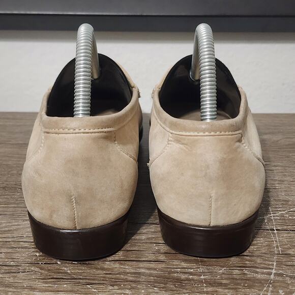 SAS Savvy Women's Tri Pad Soft Leather Loafer Slip-On Shoes Size 9.5 Beige - Picture 4 of 9